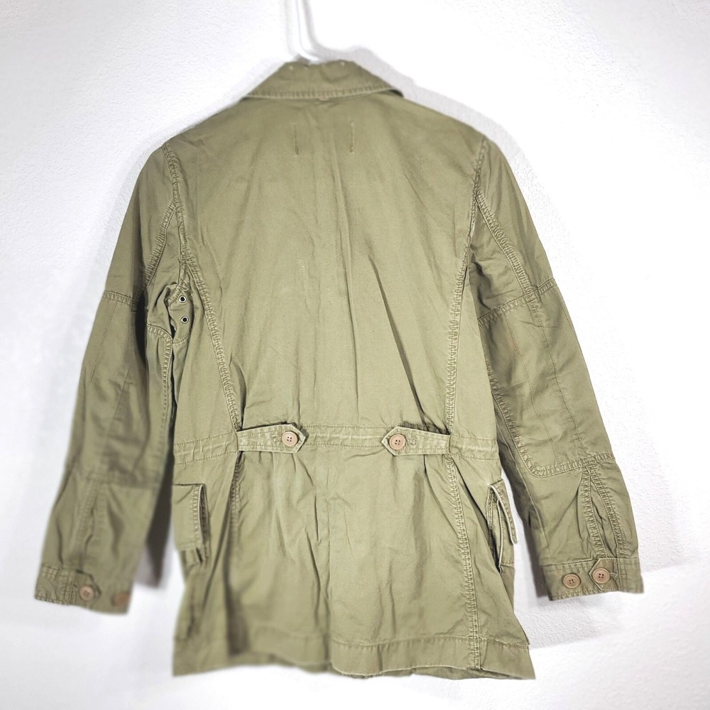 J. Crew Womans XS Boyfriend Fatigue Parka Field Cargo Jacket Utility Green - Picture 2 of 13